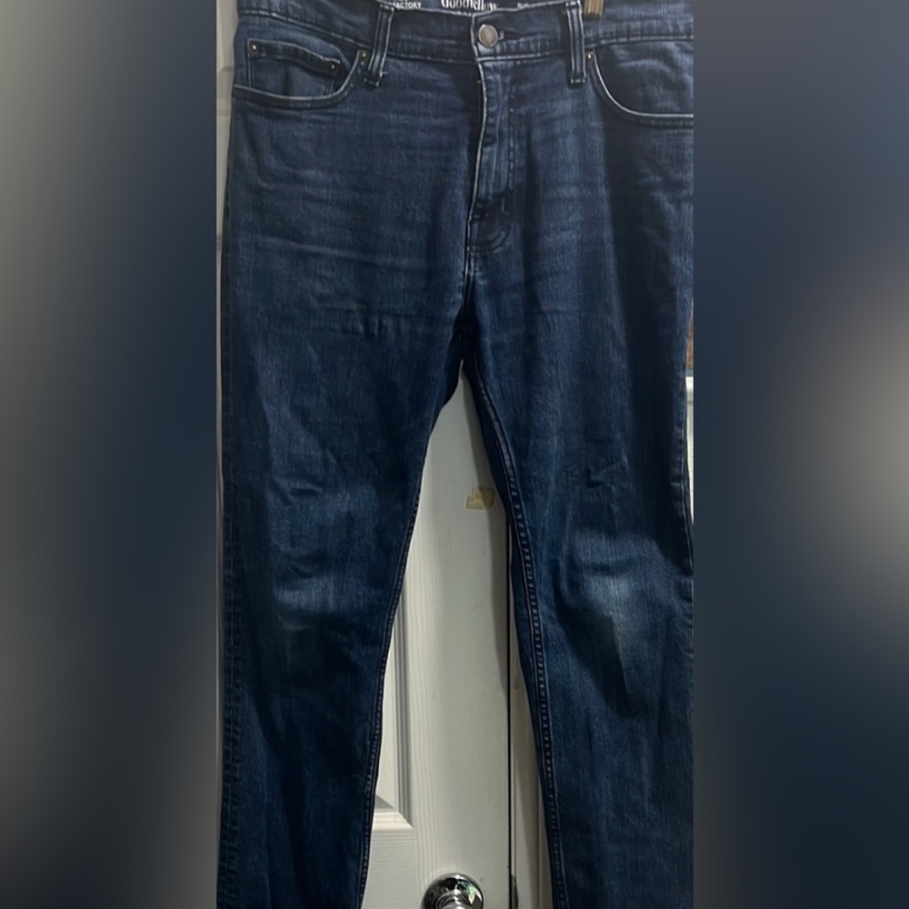 Preowned GoodFellow & Co Blue Jeans 32X32 . - Picture 3 of 16